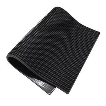 1Pc Hairdressing Tools Skid-proof Mat Haircut Tool Storage Mat for Barber(Black)